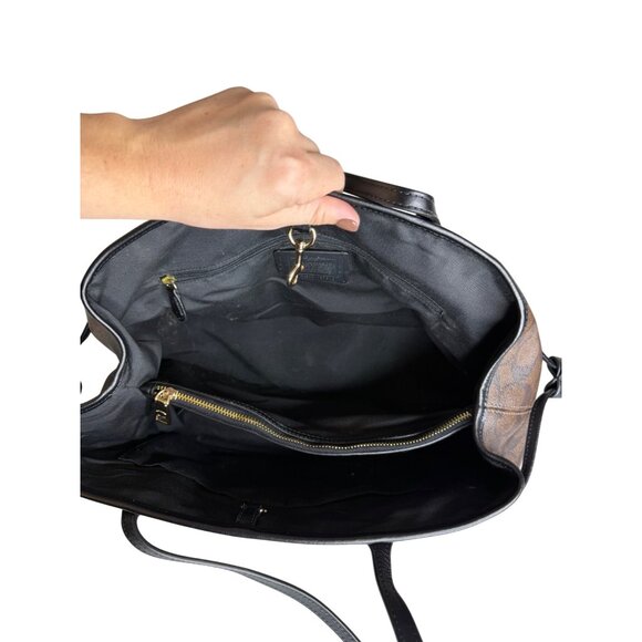 Coach PVC Drawstring Carryall Satchel Handbag F57842 - Picture 7 of 7